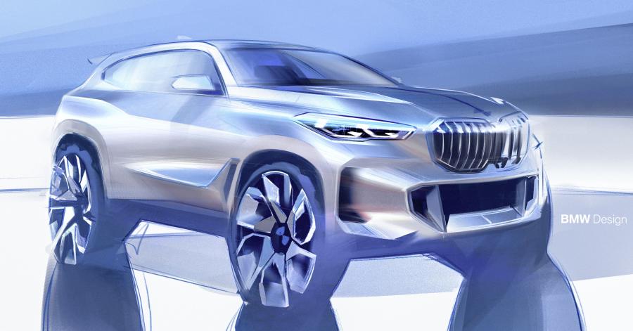 Эскиз BMW X5 xDrive30d M Sport (G05) 2018 года  (WW) (фото 56 из 75)